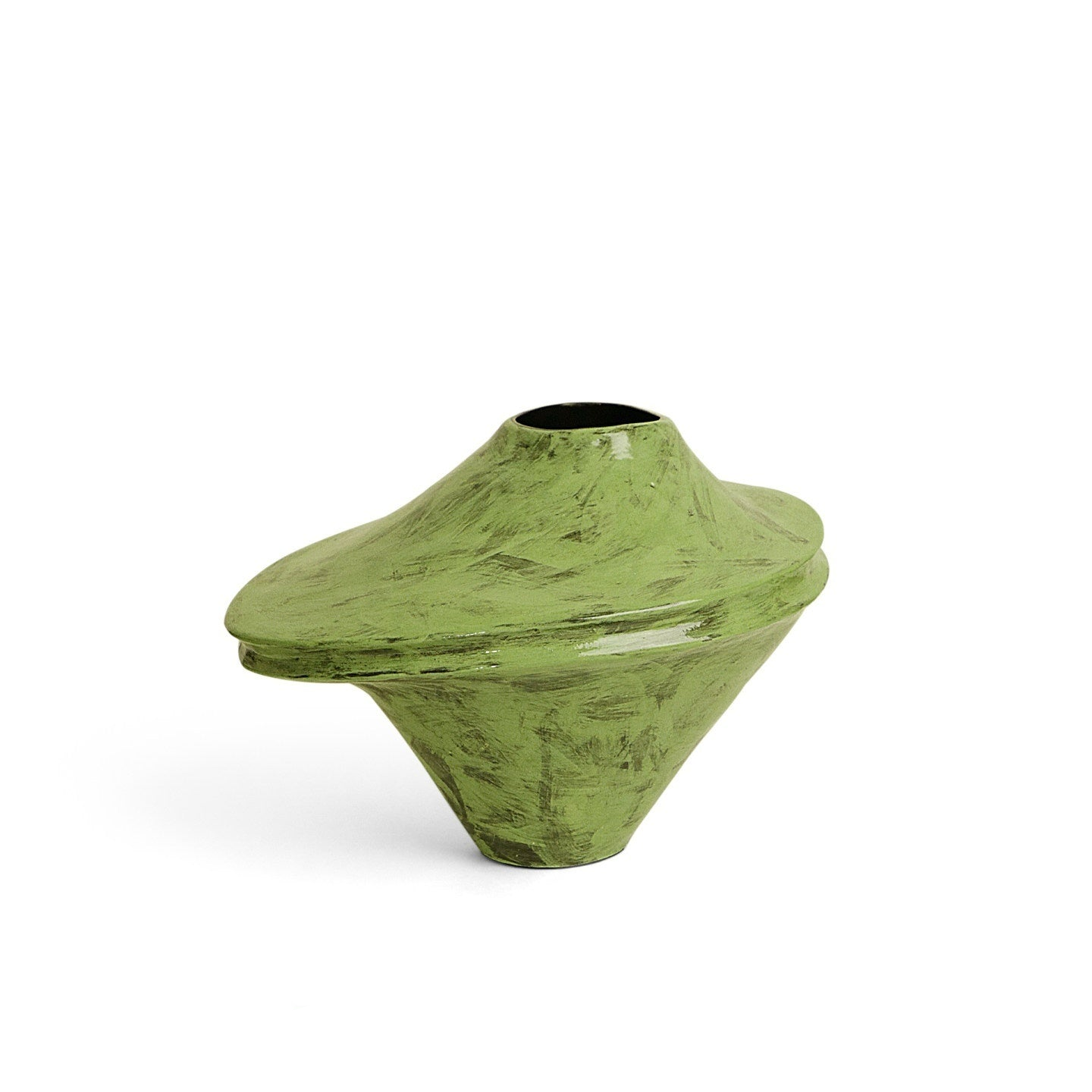 Orbit Olive Vase