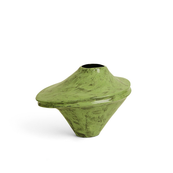 Orbit Olive Vase