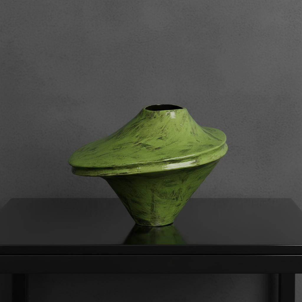 Orbit Olive Vase