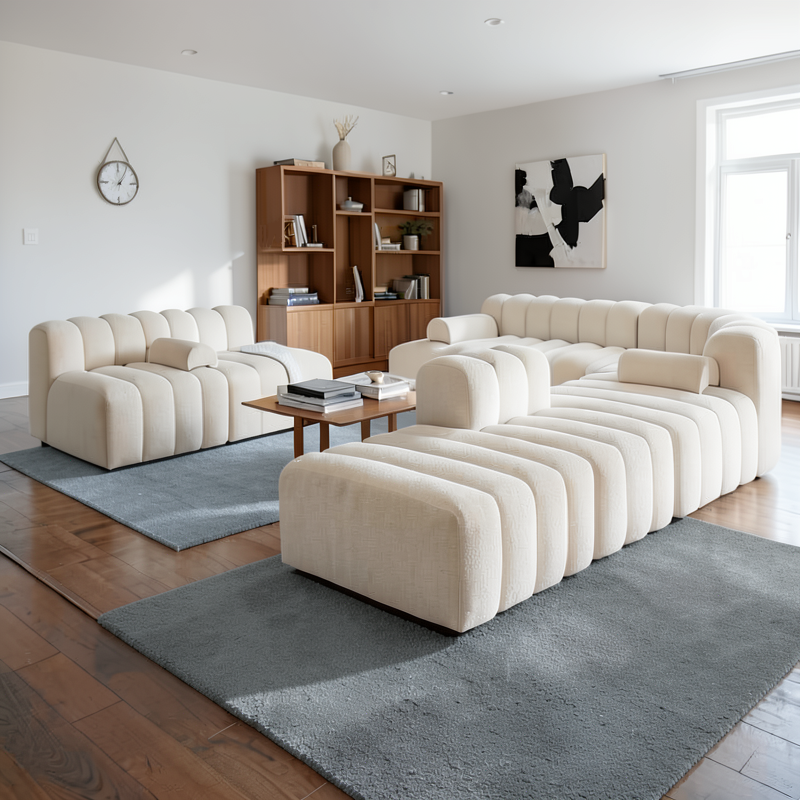 Nordic Piano Key Modular Sofa