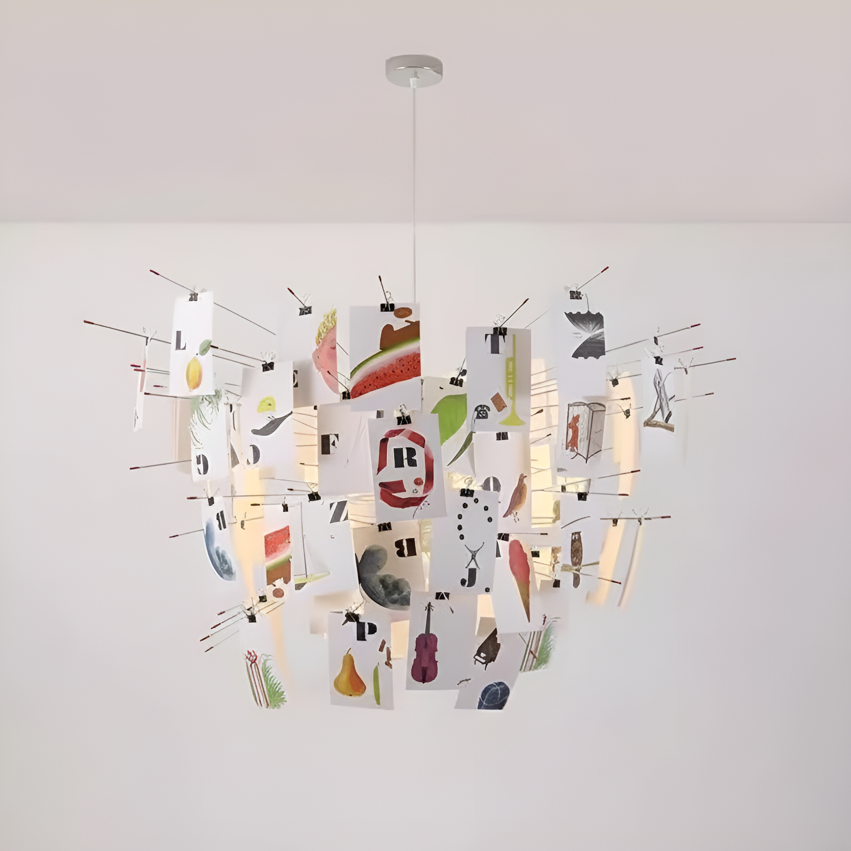 Album Card Pendant Light