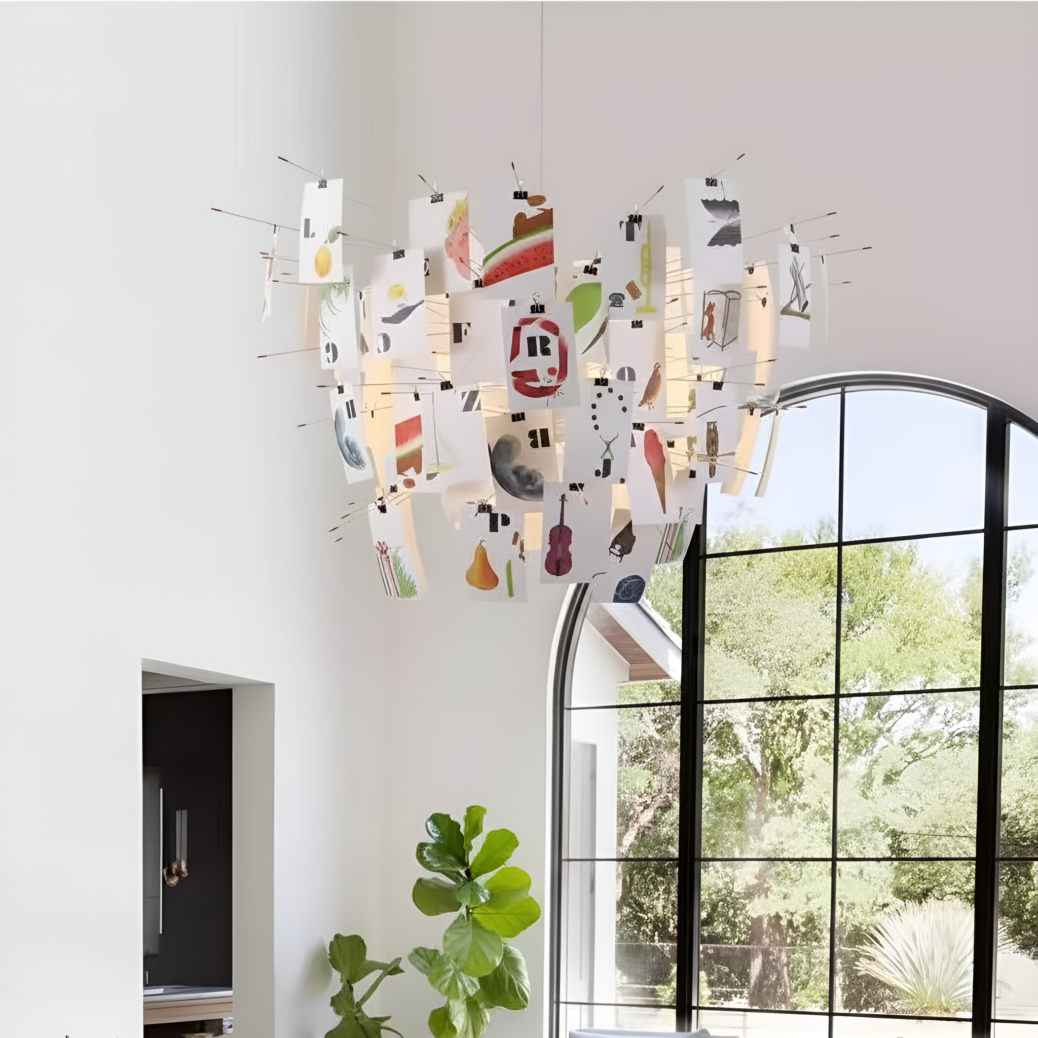 Album Card Pendant Light